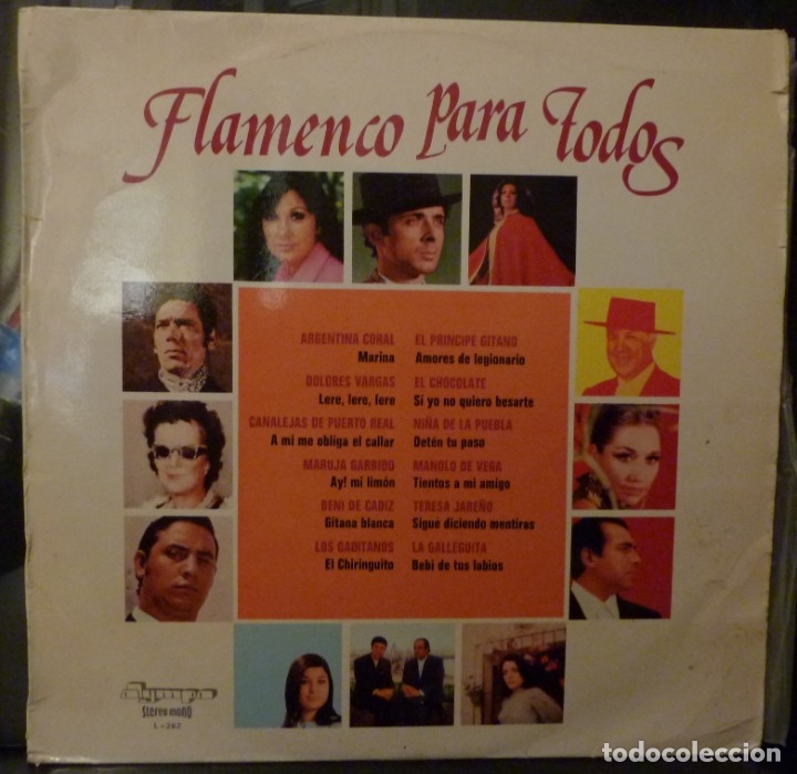 Discos de vinilo: FLAMENCO PARA TODOS//VARIOS ARTISTAS//1975//(VG VG). LP