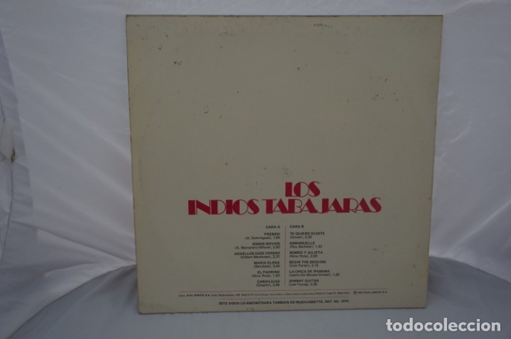 Discos de vinilo: LP - EL SONIDO DE LOS INDIOS TABAJARAS - Foto 2