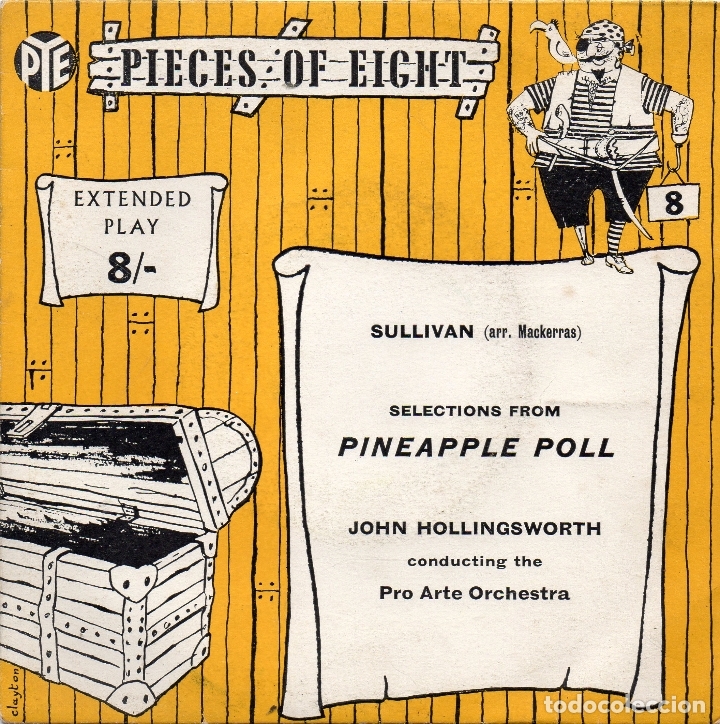 Discos de vinilo: SULLIVAN - PINEAPPLE POLL - SINGLE - Foto 1