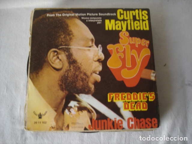 Discos de vinilo: Curtis Mayfield    Freddies Dead / Junky Chase - Foto 2