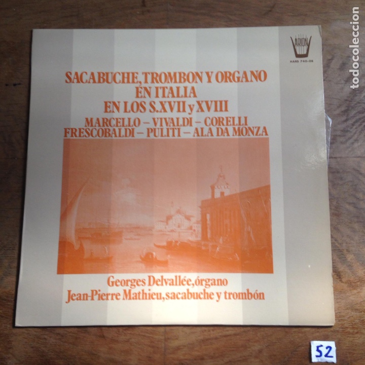 Discos de vinilo: Sacabuche tromb&oacute;n y &oacute;rgano - Foto 1