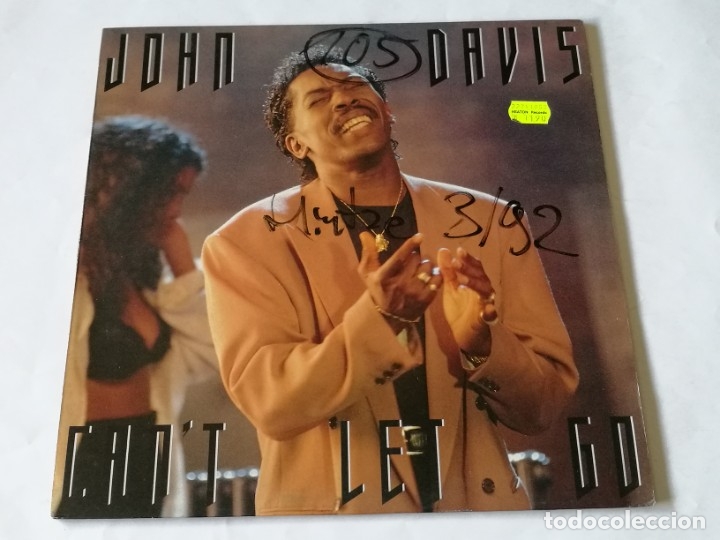 Discos de vinilo: John Davis - Cant Let Go - 1991 - Foto 1