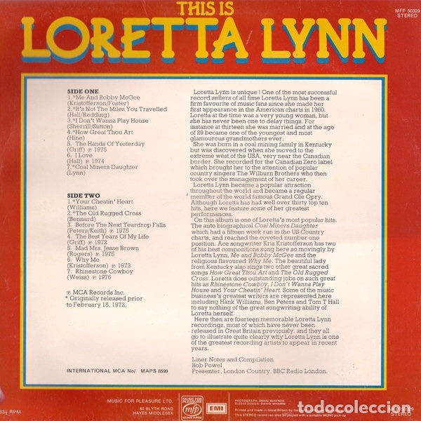 Discos de vinilo: This Is Loretta Lynn - Loretta Lynn - Foto 2