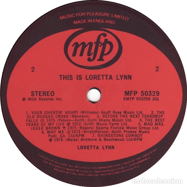 Discos de vinilo: This Is Loretta Lynn - Loretta Lynn - Foto 4