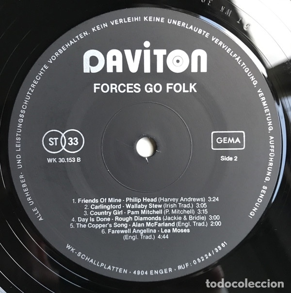 Discos de vinilo: Forces Go Folk - (2 LPs) - Foto 6