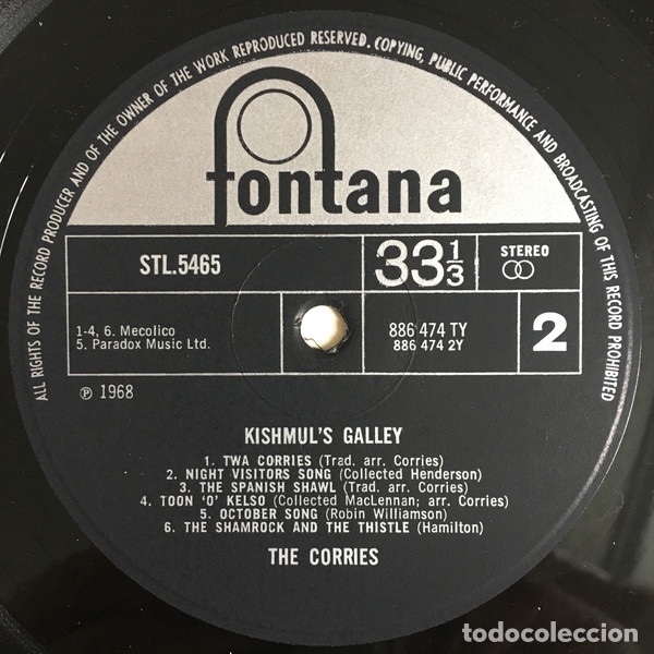 Discos de vinilo: Kishmuls Galley - The Corries - Foto 3