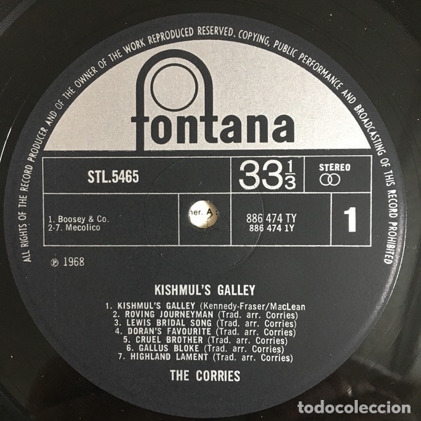 Discos de vinilo: Kishmuls Galley - The Corries - Foto 4