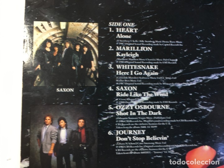 Discos de vinilo: DISCO LP VINILO SOFT METAL 1988 - MARILLION - MEAT LOAF - WHITESNAKE - EUROPE ... - Foto 3 - 182481501