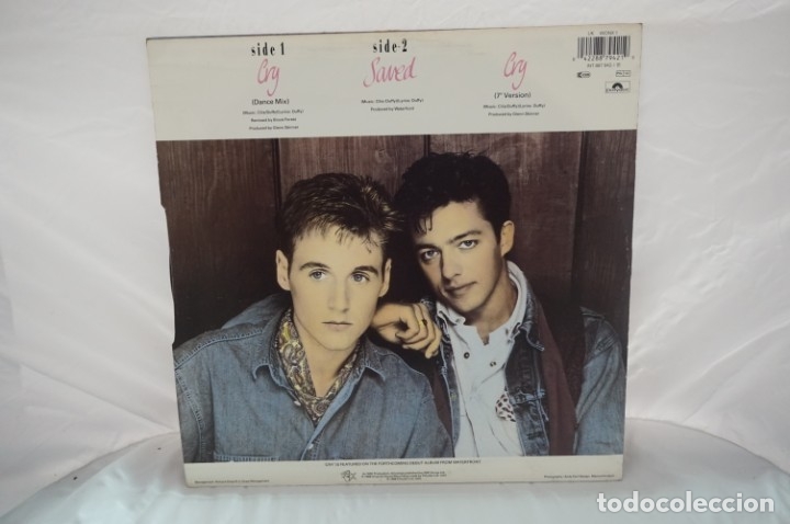 Discos de vinilo: MAXI SINGLE - waterfront / CRY / POLYDOR POL 122 - Foto 2