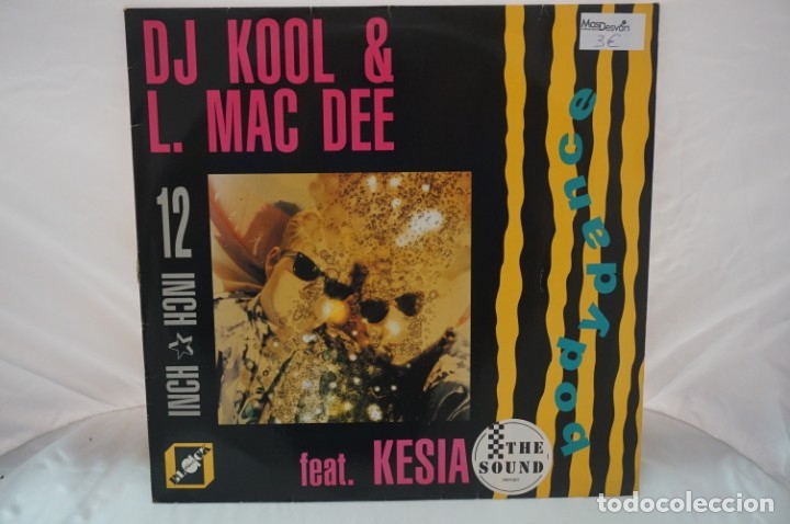 Discos de vinilo: MAXI SINGLE - DJ KOOL & L. MAC DEE / FEAT. KESIA BODY DANCE - Foto 1