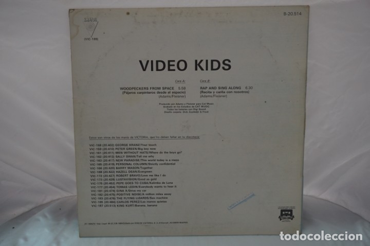 Discos de vinilo: MAXI SINGLE - VODEO KIDS / PAJAROS CARPINTEROS DESDE EL ESPACIO - Foto 2