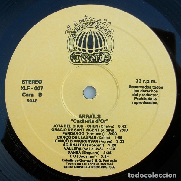 Discos de vinilo: Cadireta DOr - Arra&iuml;ls - Foto 4