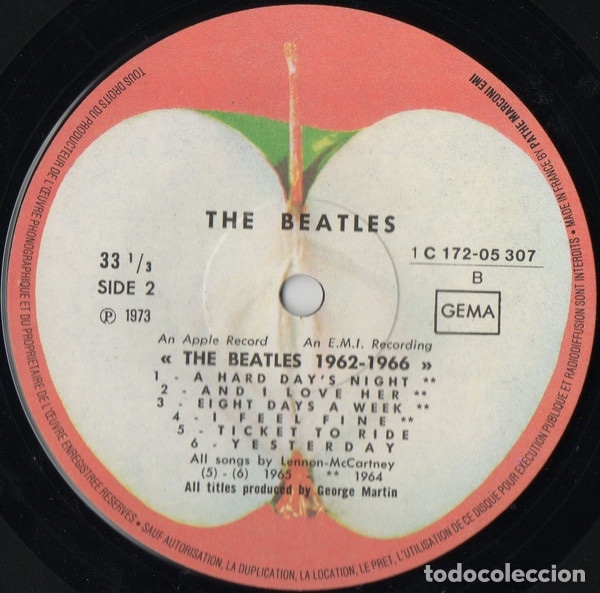 Discos de vinilo: 1962-1966 - The Beatles (2 LPs) - Foto 7