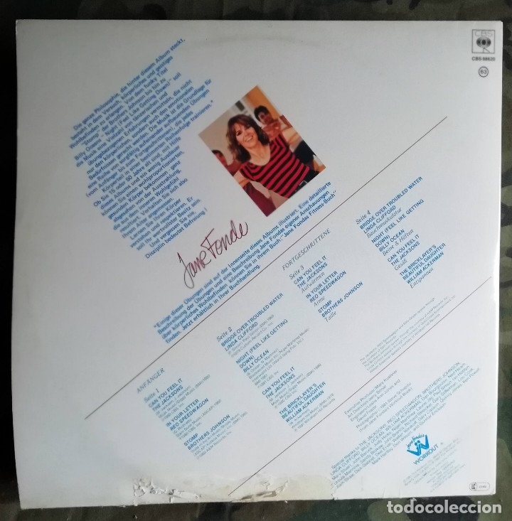 Discos de vinilo: Jane Fondas Workout Record 2LP, Compilation Germany 1982 - Foto 3