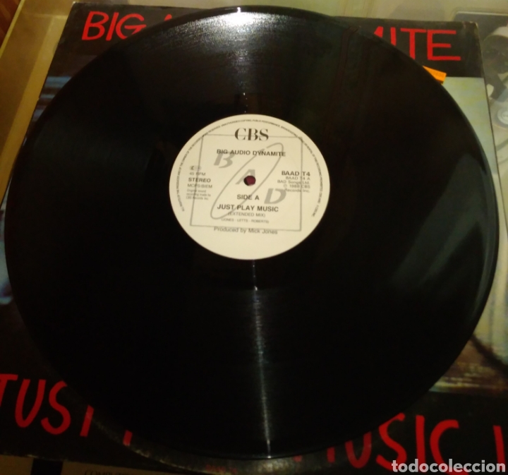 Discos de vinilo: Big Audio Dynamite - Just play music - Foto 3