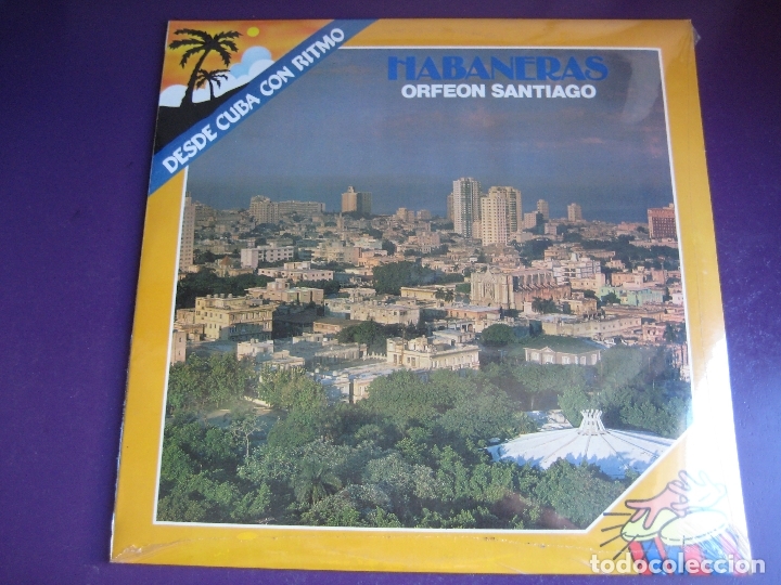 Disques de vinyle: HABANERAS ORFEON SANTIAGO LP AREITO FONOMUSIC 1985 PRECINTADO - DESDE CUBA CON RITMO