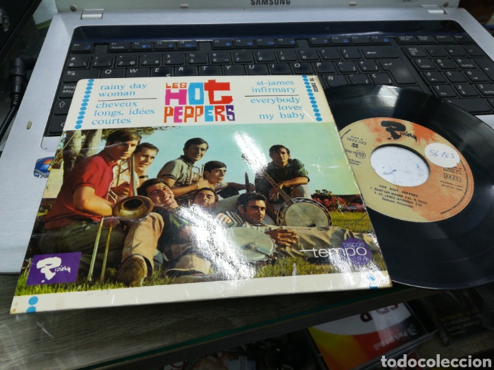 Discos de vinilo: Les hot peppers ep ra&iacute;ny day woman + 3 espa&ntilde;a 1966