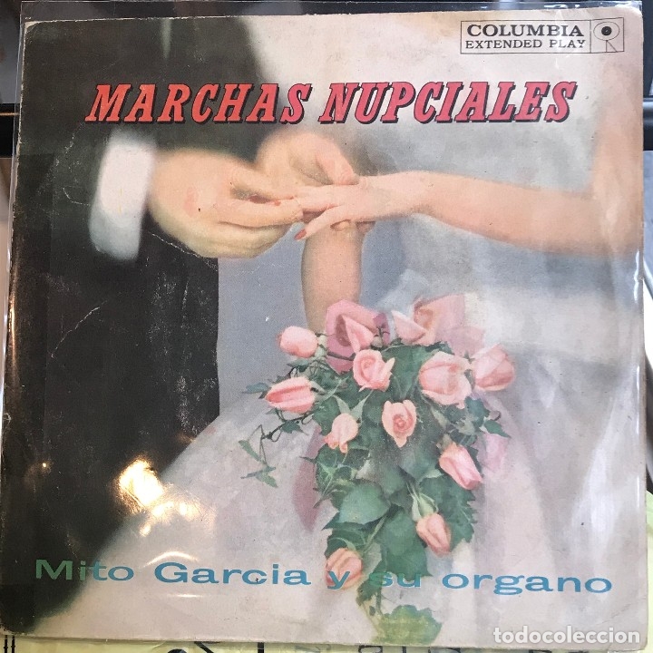 Discos de vinilo: EP argentino de Mito García y su órgano año 1959 reedición - Foto 1 - 147525142