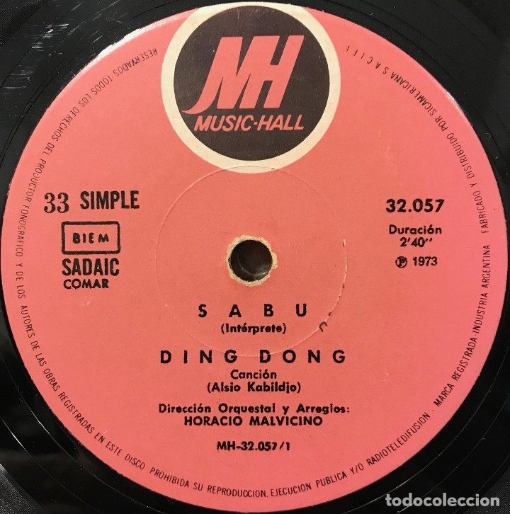 Discos de vinilo: Cinco sencillos argentinos de Sab&uacute; - Foto 2