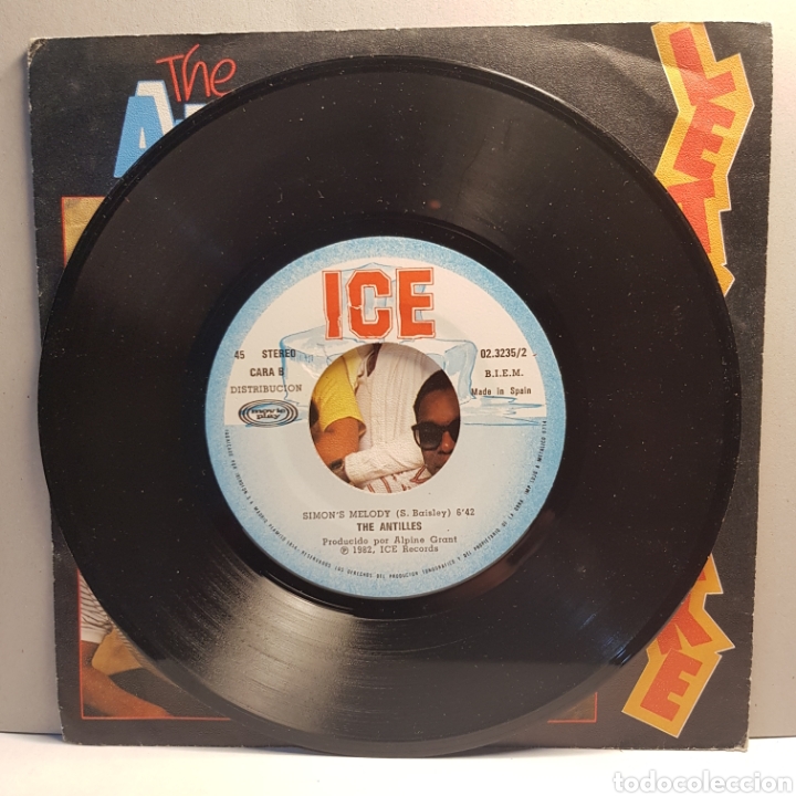 Discos de vinilo: THE ANTILLES - LETS SHAKE - SIMONS MELODY SINGLE - Foto 4