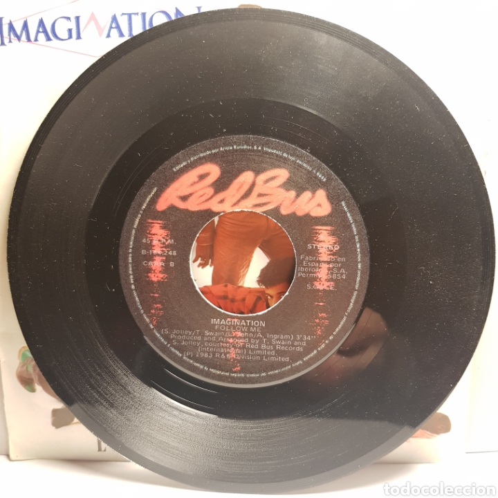 Discos de vinilo: IMAGINATION LOOKING AT MIDNIGHT - FOLLOW ME - SINGLE - Foto 3