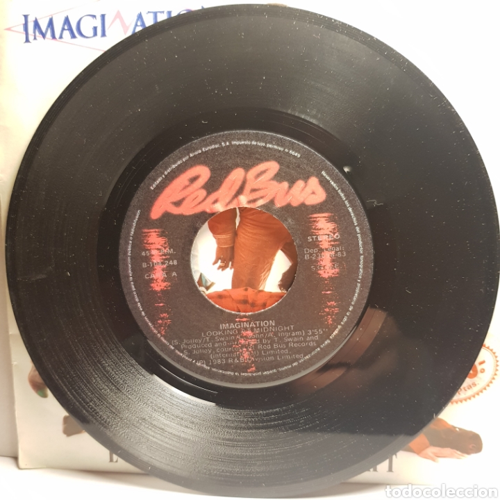 Discos de vinilo: IMAGINATION LOOKING AT MIDNIGHT - FOLLOW ME - SINGLE - Foto 4