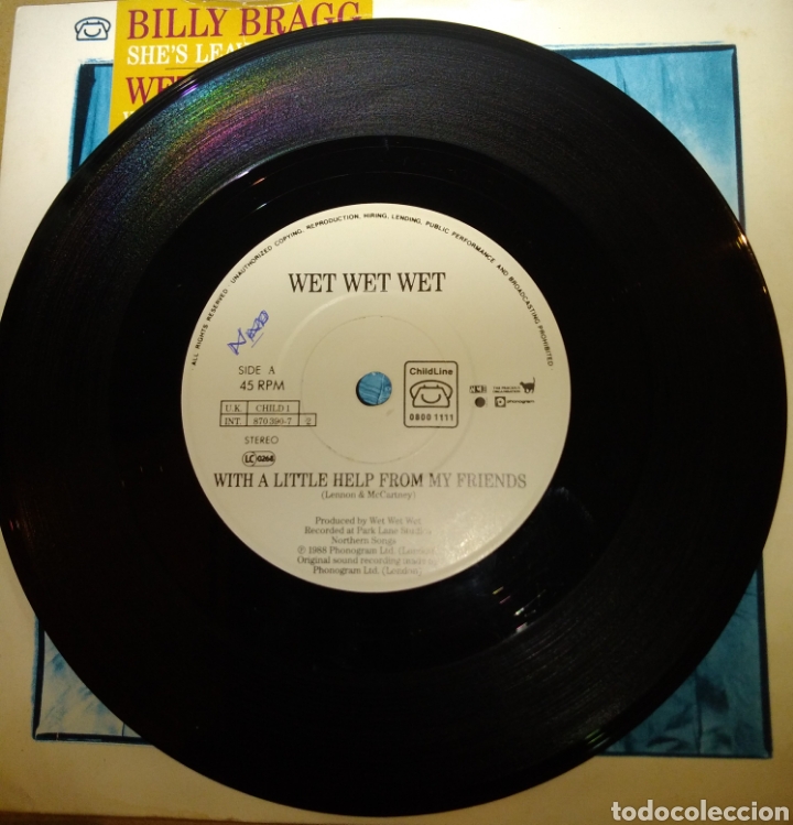 Discos de vinilo: Billy Bragg - Shes leaving home - Foto 2
