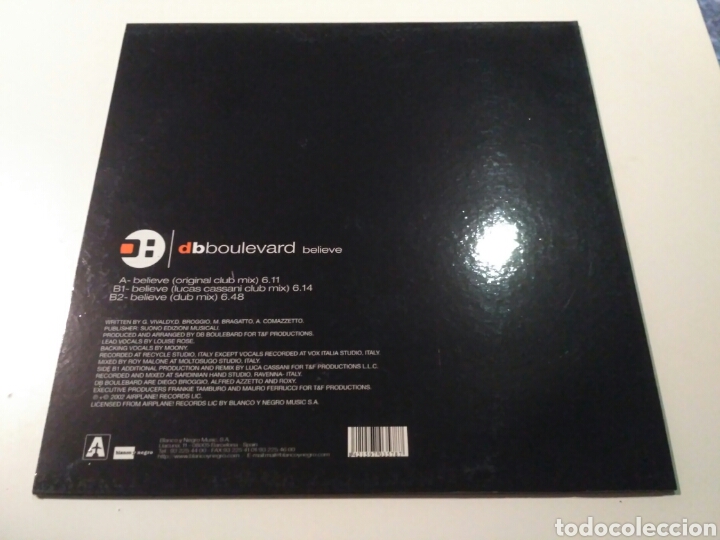 Discos de vinilo: DB Boulevard - Believe - Foto 2