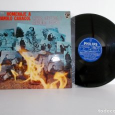 Discos de vinilo: LUISA ORTEGA Y ARTURO PAVÓN - HOMENAJE A MANOLO CARACOL LP PHILIPS 1975 VG+/VG++. Lote 182684936
