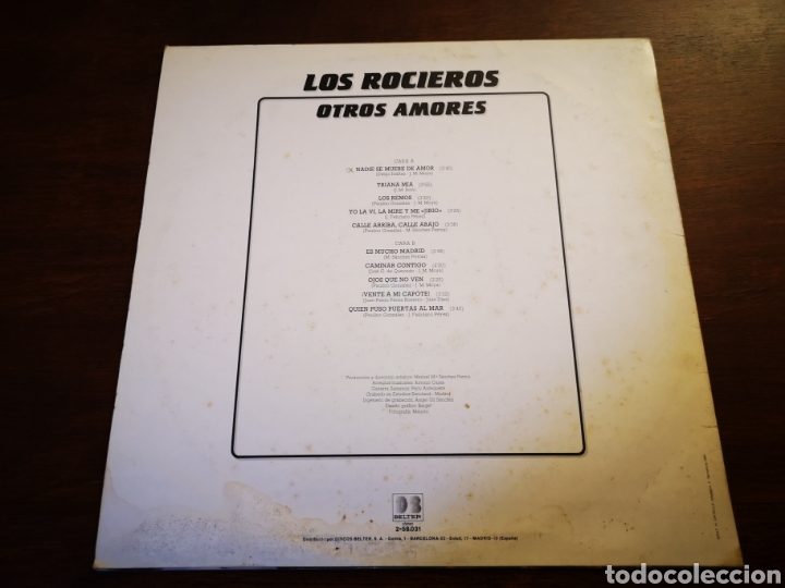 Discos de vinilo: Los rocieros. Otros amores - Foto 2