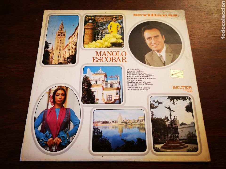Discos de vinilo: Manolo escobar. Sevillanas. - Foto 1