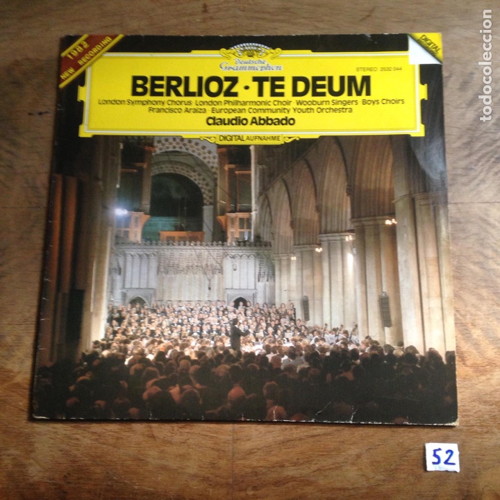 Discos de vinilo: Berlioz - te deum - Foto 1