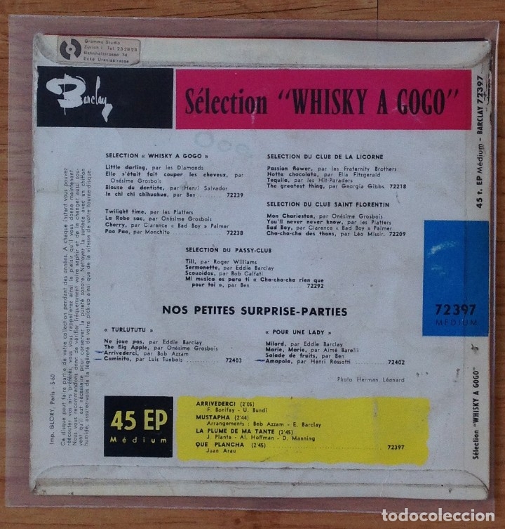 Discos de vinilo: Varios - Selection Whisky a Gogo - Foto 2