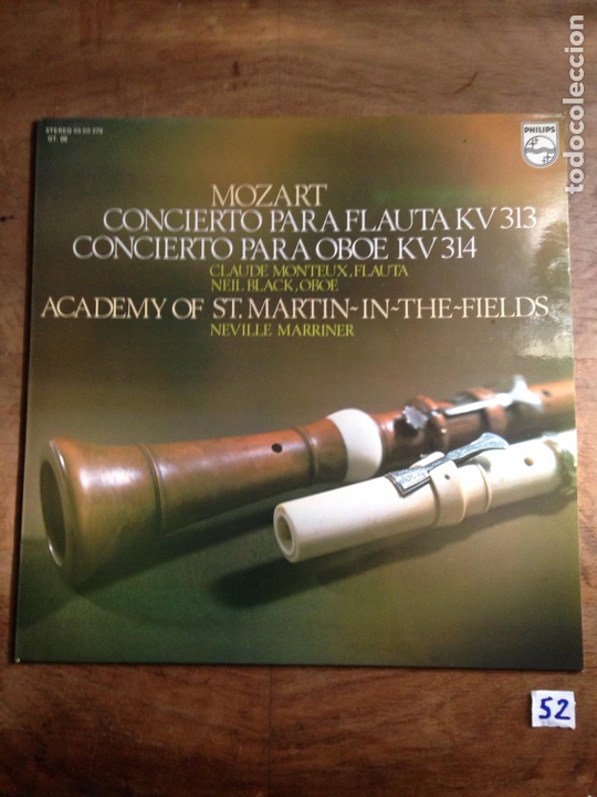 Discos de vinilo: Mozart - concierto para flauta - Foto 1