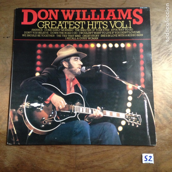 Discos de vinilo: Don Williams - greatest hits vol1 - Foto 1
