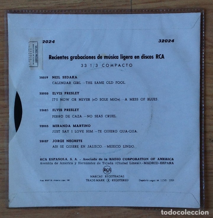 Discos de vinilo: Lote MIGUEL ACEVES - Foto 2