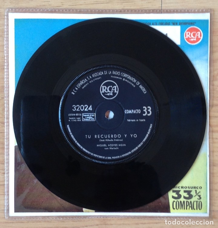 Discos de vinilo: Lote MIGUEL ACEVES - Foto 3