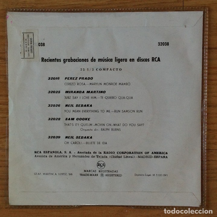 Discos de vinilo: Lote MIGUEL ACEVES - Foto 4