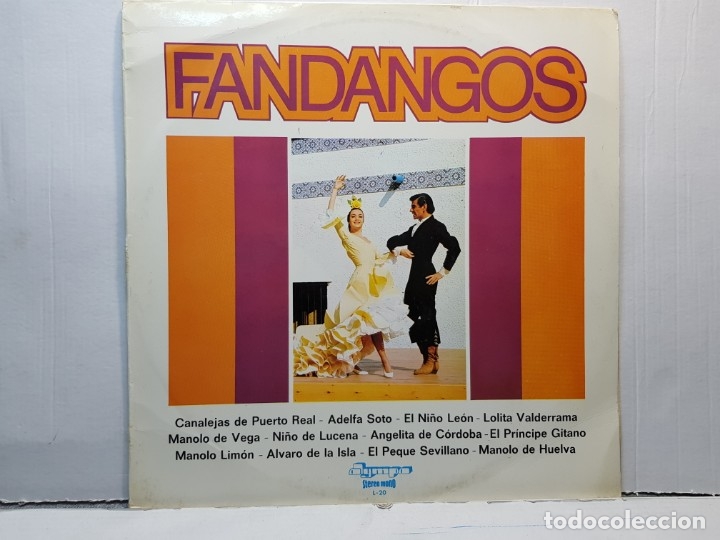 Discos de vinilo: LP-FANDANGOS- en funda original 1972 - Foto 1