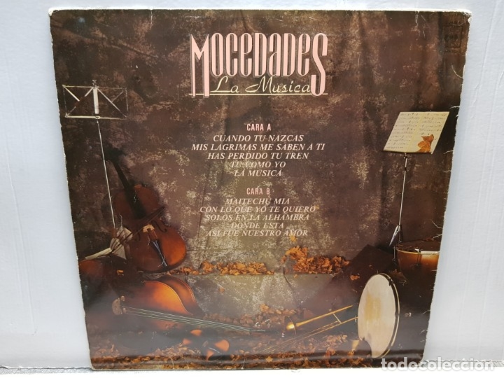 Discos de vinilo: LP-MOCEDADES- LA MUSICA funda original 1983 - Foto 2 - 182776602