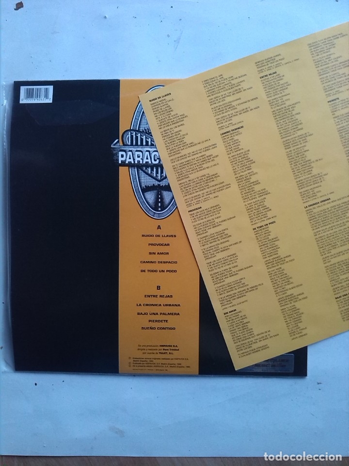 Discos de vinilo: PARACHOKES - PROVOCAR - Foto 2