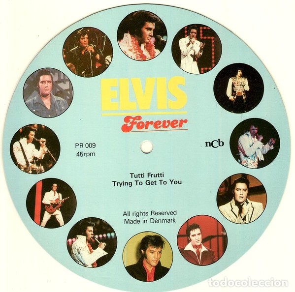 Discos de vinilo: Single 7 FlexiCarton Elvis Presley - Tutti Frutti - Foto 2