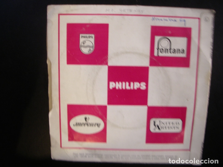 Discos de vinilo: JOHNNY HALLYDAY- QUE JE T&acute;AIME. SINGLE. - Foto 2
