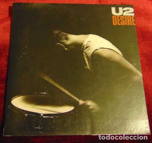 Discos de vinilo: U2 &ndash; Desire - SINGLE PORTADA GATEFOLD 1988 - Foto 2