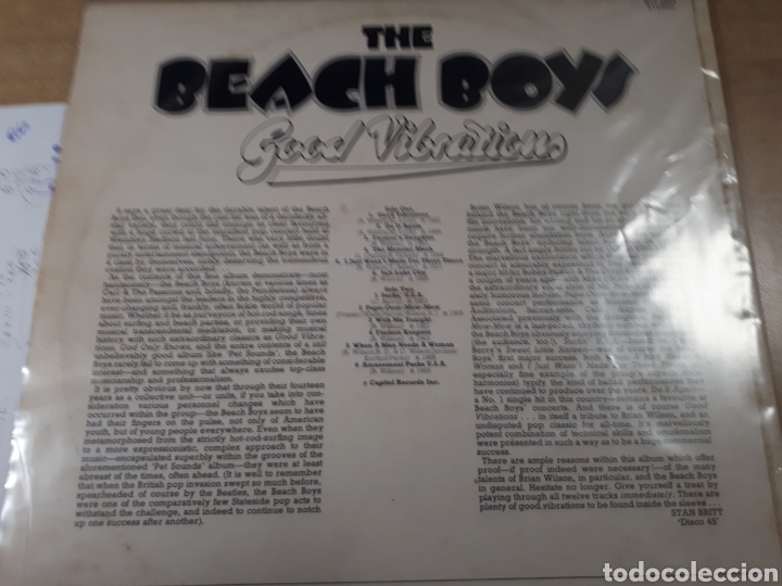 Discos de vinilo: THE BEACH BOYS GOOD VIBRATIONS - Foto 2