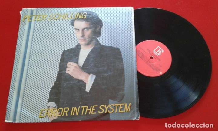 Discos de vinilo: PETER SCHILLING *** Error In The System *** VINILO 1983 LP Venezuela - Foto 1