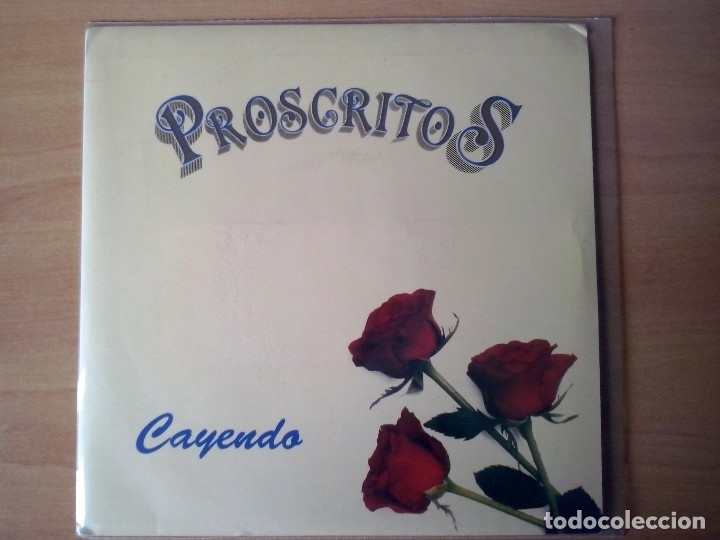 Discos de vinilo: PROSCRITOS CAYENDO . INTERFERENCIAS 1990 - Foto 1