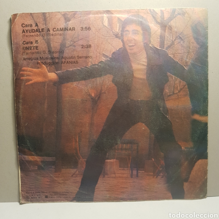 Discos de vinilo: JUAN MANUEL AYUDALE A CAMINAR / UNETE SINGLE - Foto 2
