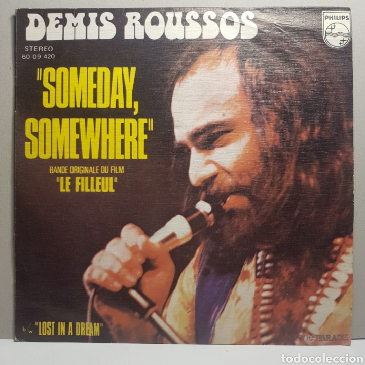 Discos de vinilo: DEMIS ROUSSOS SOMEDAY SOMEWHERE - Foto 1