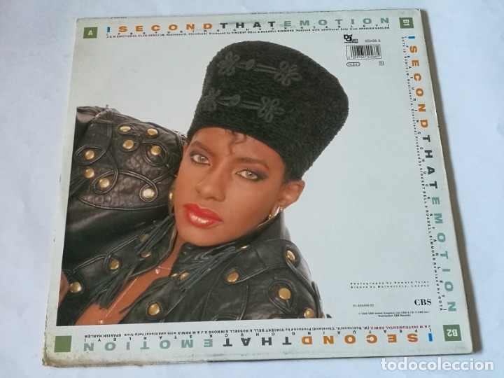 Discos de vinilo: Alyson Williams - I Second That Emotion - 1989 - Foto 2